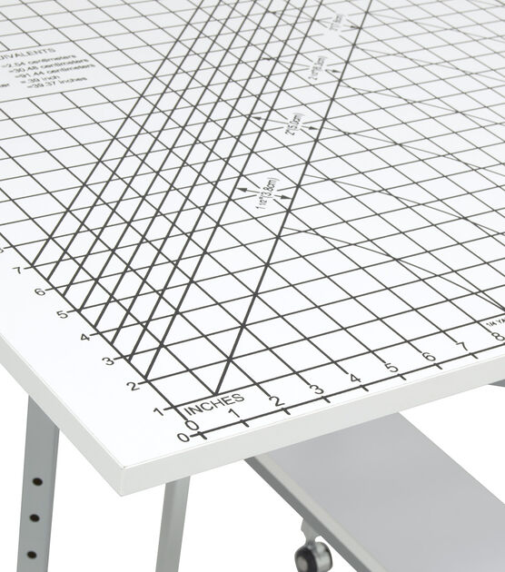 Studio Designs Sew Ready Cutting Table with Grid White, , hi-res, image 6