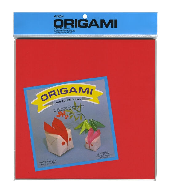 Origami Paper 9.75"X9.75" 100 Pkg Assorted Colors