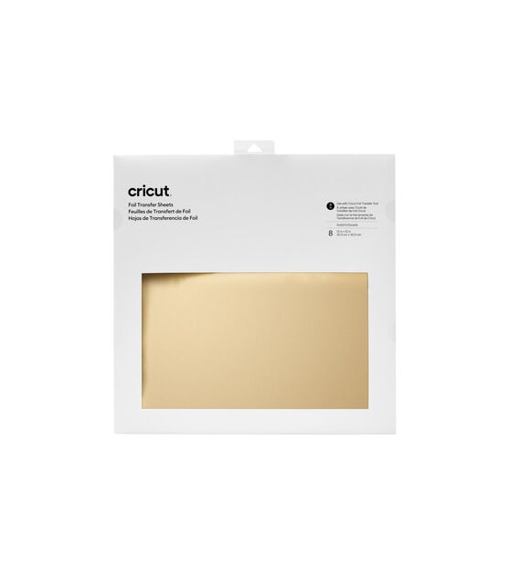 Cricut 12" x 12" Gold Foil Transfer Sheets 8ct