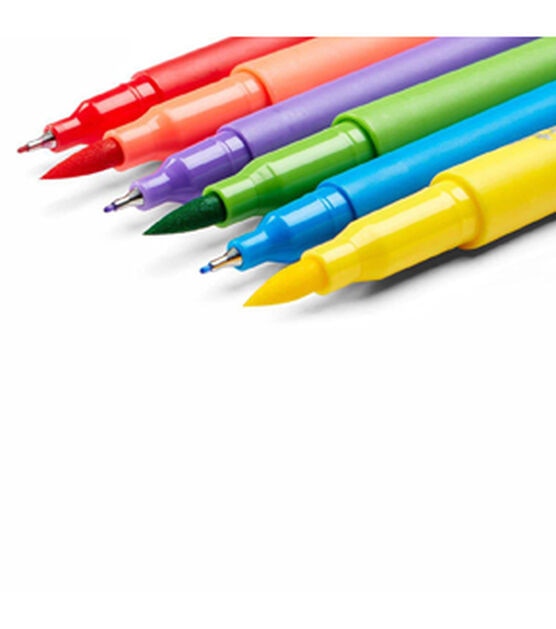 KINGART STUDIO Dual Tip Brush Pen Art Markers with Fineliner Set of 36, , hi-res, image 5