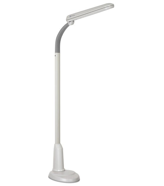 OttLite 49" White 24W Craft Floor Lamp, , hi-res, image 6