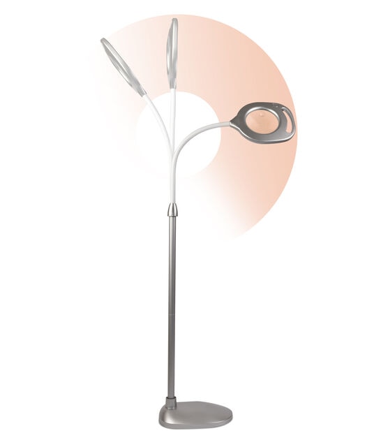 2X / 4X Ott Lite 2 in 1 LED Floor Lamp Desk Lamp Combo [678438] - $149.95 :  Magnifying Choices, Helping People See, Better!