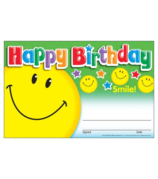 TREND 360pc Happy Birthday Smile Recognition Awards