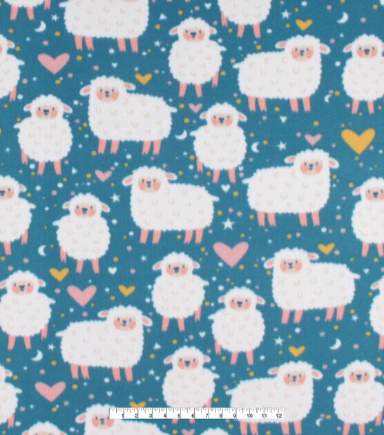 Sheep Blizzard Fleece Fabric, , hi-res, image 4