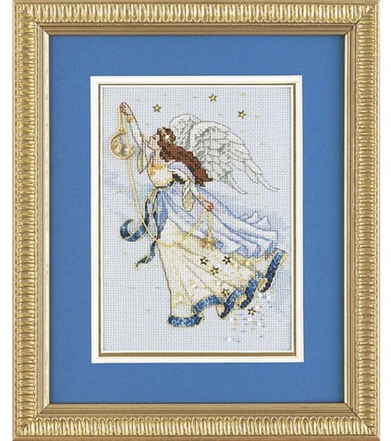 Dimensions 5" x 7" Twilight Angel Counted Cross Stitch Kit
