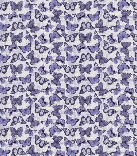 Springs Creative Butterfly Toss Novelty Print Cotton Fabric, , hi-res, image 2