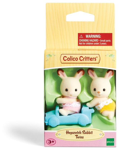 Calico Critters Hopscotch Rabbit Twins, , hi-res, image 3