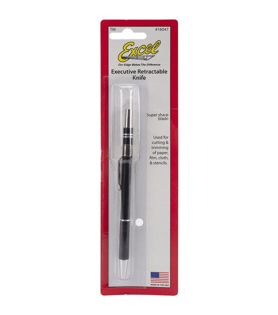 Excel Executive Retractable Knife With Clip