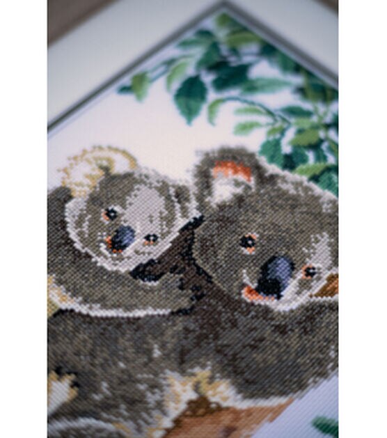 Vervaco 11" x 15" Koala With Baby Counted Cross Stitch Kit, , hi-res, image 1