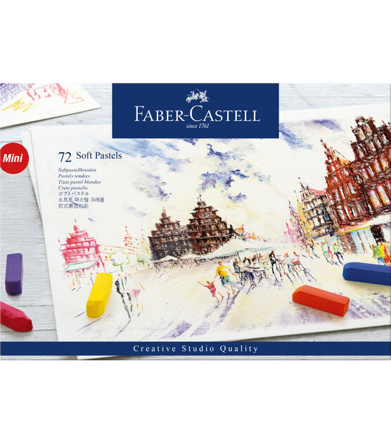 Faber-Castell Creative Studio Soft Pastel Set, 72-Colors