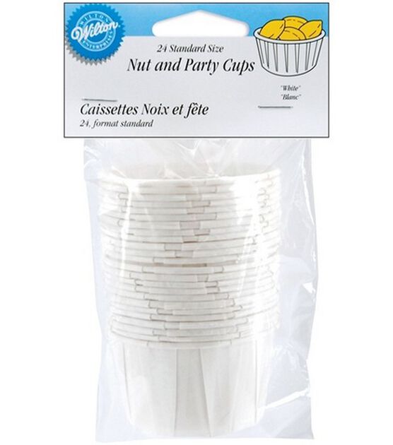 Wilton Nut & Party Cups White