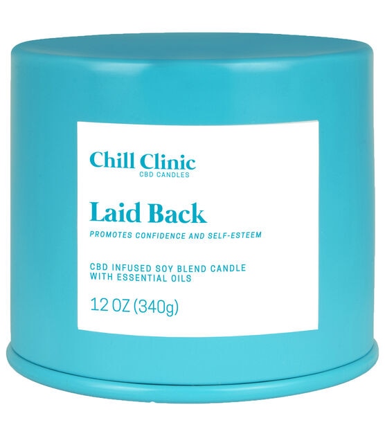 Chill Clinic 12oz Laid Back Cannabidiol Infused Soy Blend Candle