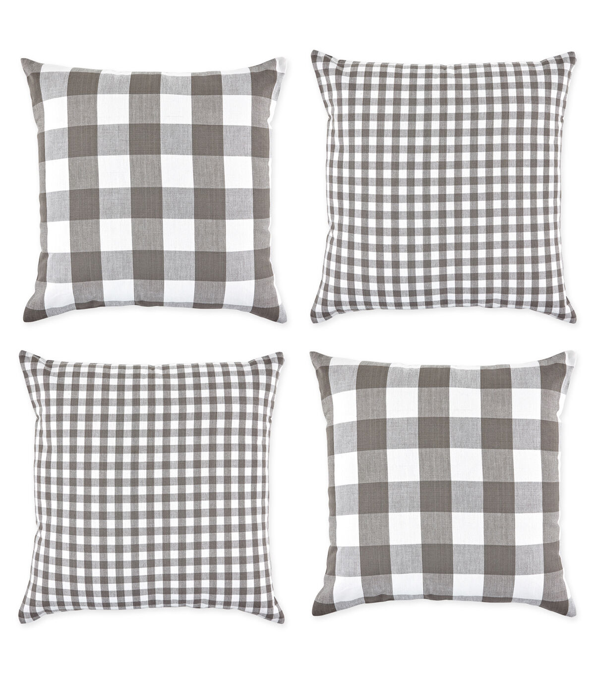 black and white buffalo check pillow covers