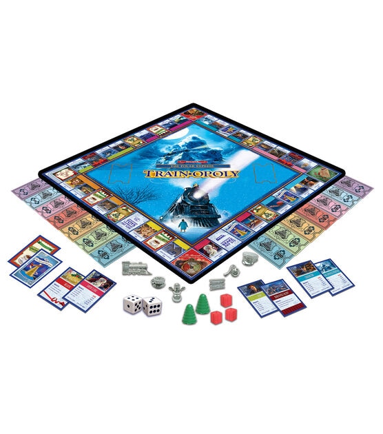 MasterPieces 114ct The Polar Express Train Opoly Board Games, , hi-res, image 2