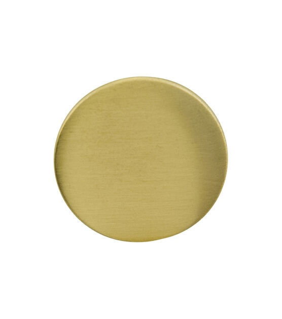 La Mode 7/8" Gold Round Shank Buttons 2pk, , hi-res, image 2