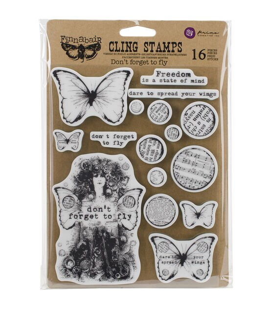 Finnabair Cling Stamps 6"X7.5" Don't Forget To Fly