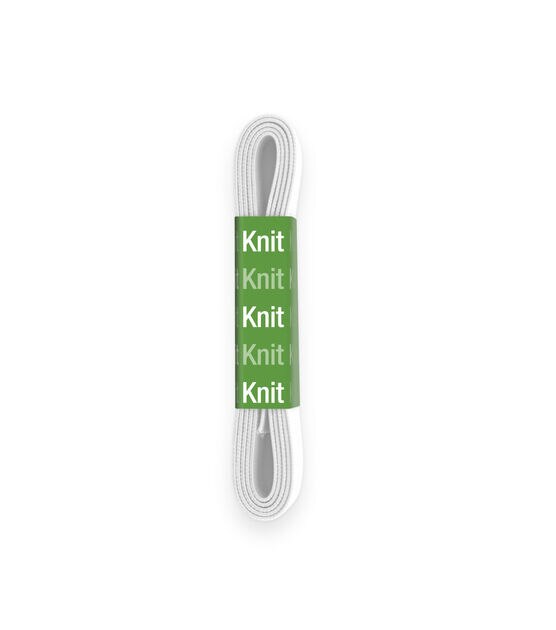 Dritz 3/4" Knit Non-Roll Elastic, White, 1 yd, , hi-res, image 3