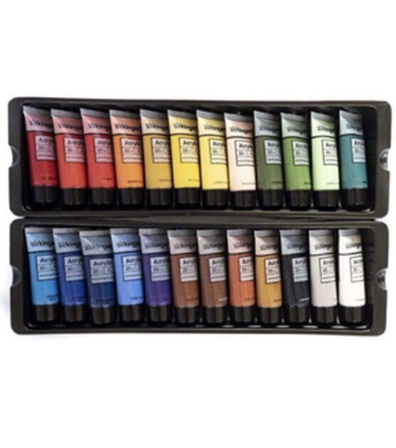 KINGART Artist Acrylic Paint Set of 24 Unique Colors, , hi-res, image 3