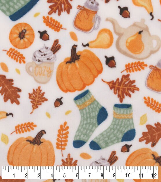Sew Lush Fall Fun Fleece Fabric, , hi-res, image 2