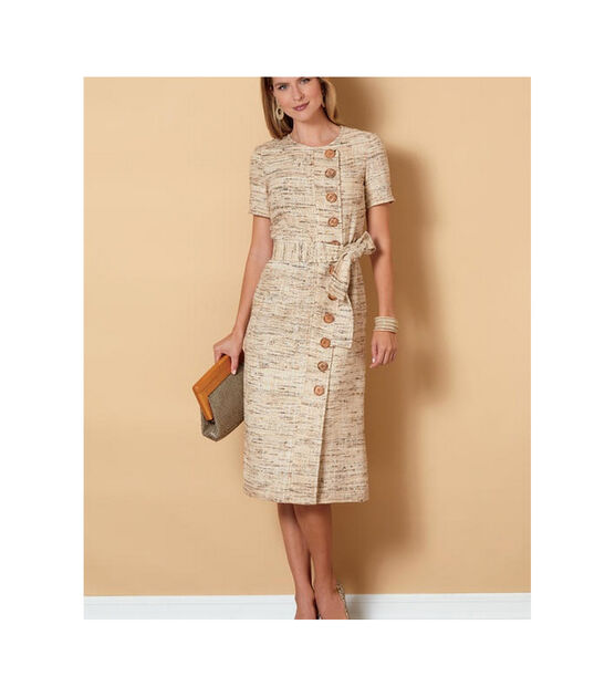 Butterick B6655 Size 14 to 22 Misses Petite Dress & Sash Sewing Pattern, , hi-res, image 3