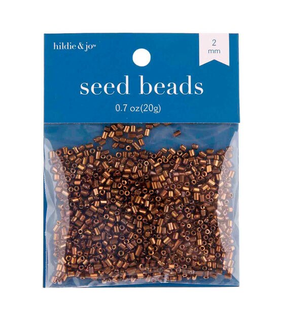 2mm Iris Brown Seed Beads by hildie & jo