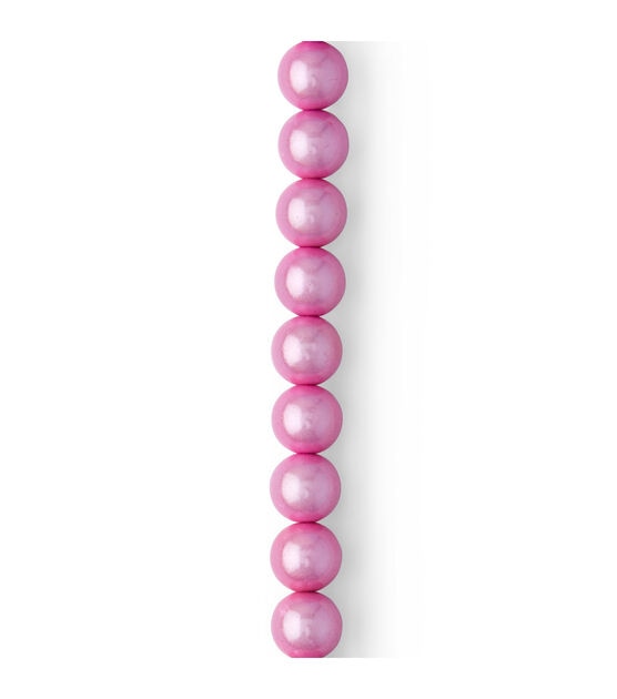 hildie & Jo 7 Pink Round Plastic Miracle Bead Strand - Acrylic Beads - Beads & Jewelry Making
