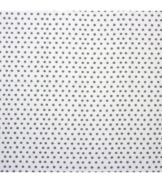 Gray Dots Super Snuggle Flannel Fabric, , hi-res, image 2