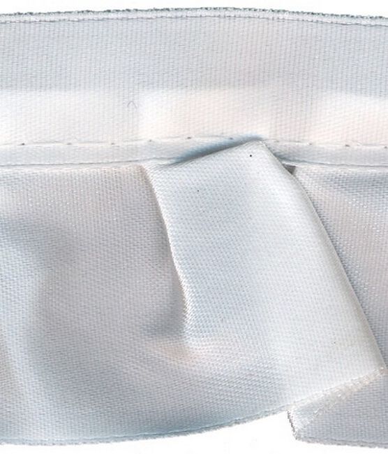 Wrights Ruffled Blanket Binding Trim 1.88'' White