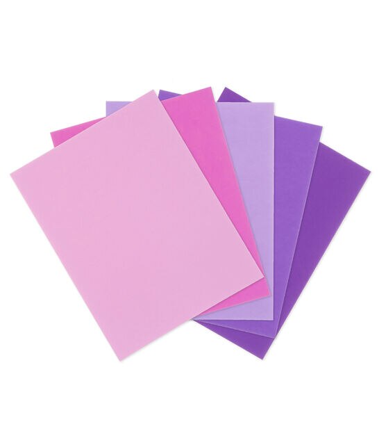 50 Sheet 8.5" x 11" Purple Solid Core Cardstock Paper Pack by Park Lane, , hi-res, image 2