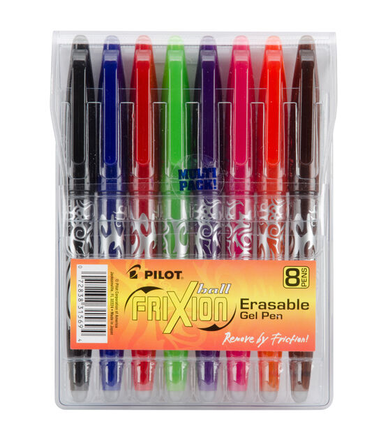 Frixion Ball Erasable Gel Pens 8 Pkg Assorted Colors