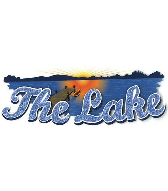 Jolee's Boutique Title Wave Embellishments The Lake