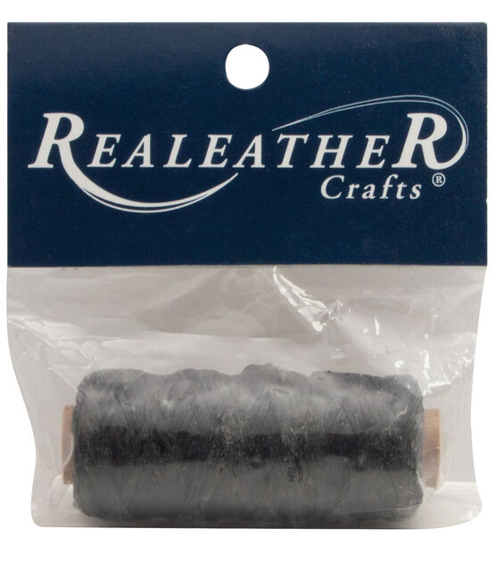 Realeather Artificial Sinew, Black