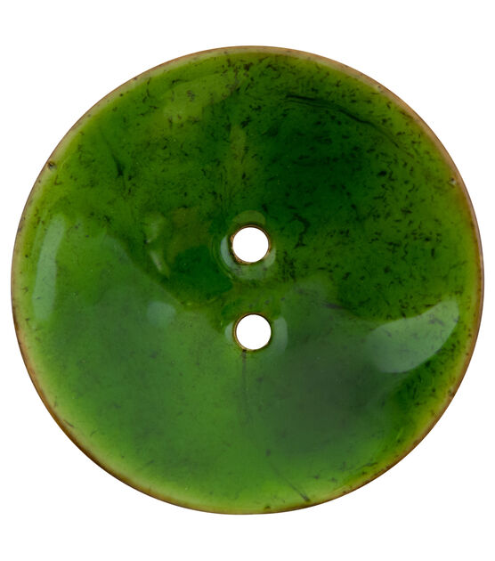 Organic Elements 2.5" Coconut Round 2 Hole Button, , hi-res, image 6