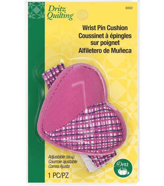 Dritz Quilting Wrist Pin Cushion-Pink