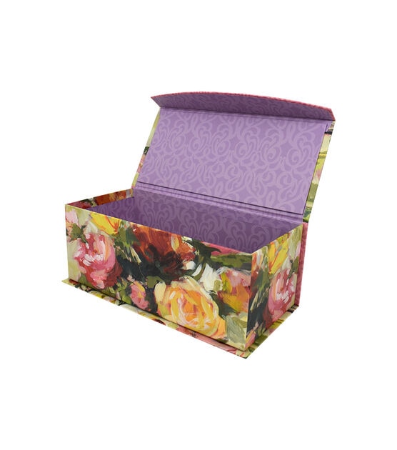 11.5" Gallery Floral Fliptop Box, , hi-res, image 2
