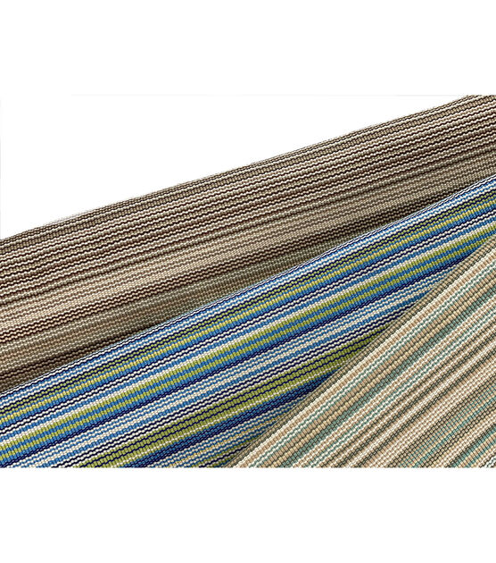 Solarium Rydell Birch Striped Outdoor Fabric, , hi-res, image 2