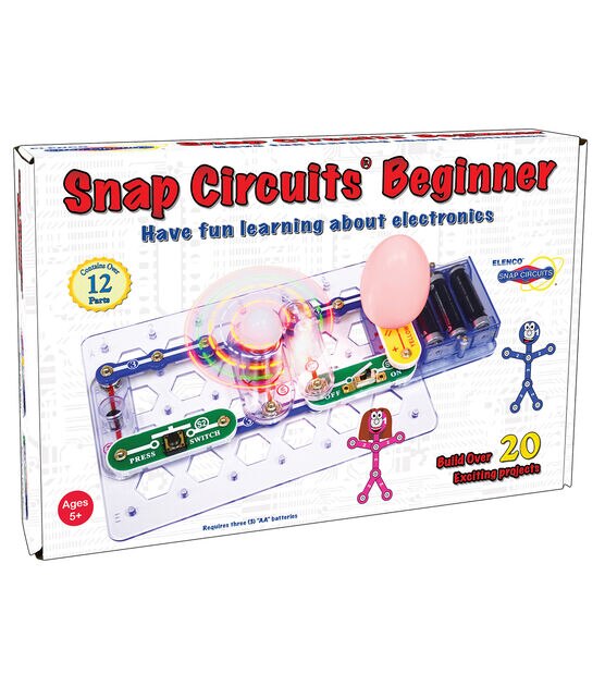 Snap Circuits 12pc Build Over 20 Existing Projects Kit