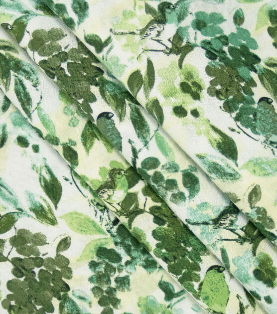 Green Leaf Vine 108" Wide Print Cotton Fabric, , hi-res, image 3