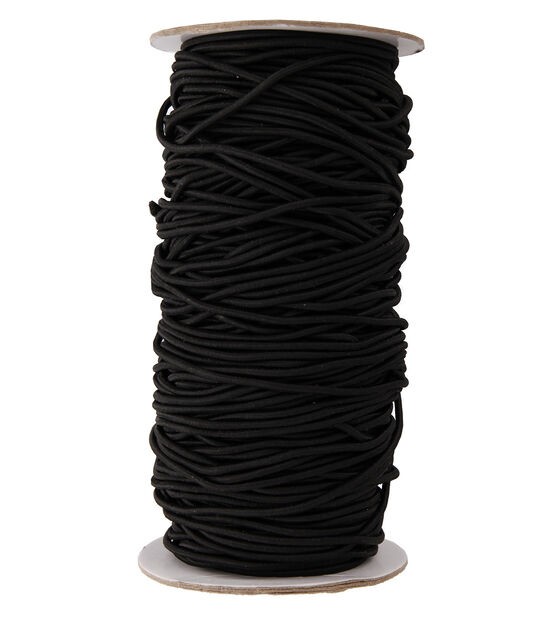 72yds Black 2mm Thick Elastic Cord by hildie & jo