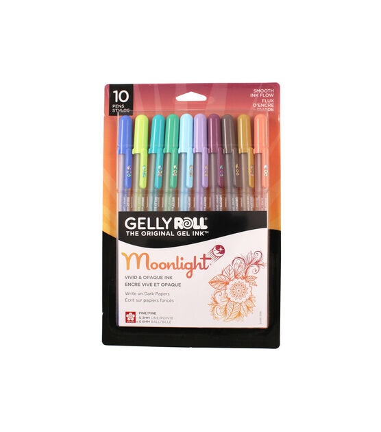 Sakura Gelly Roll Moonlight Fine Pen Set 10pc, , hi-res, image 1