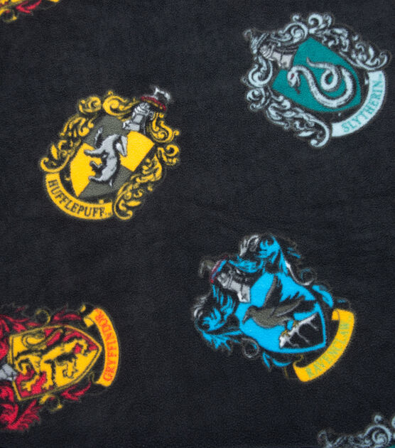 Harry Potter Fleece Fabric 58" Houses, , hi-res, image 3