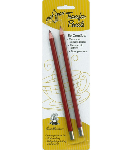 Hot Iron Transfer Pencils 2 Pkg
