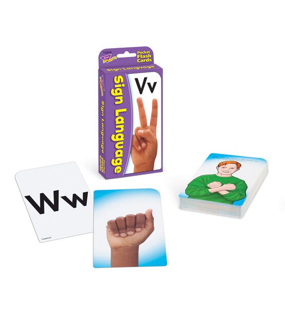TREND 168ct Sign Language Pocket Flash Cards, , hi-res, image 3