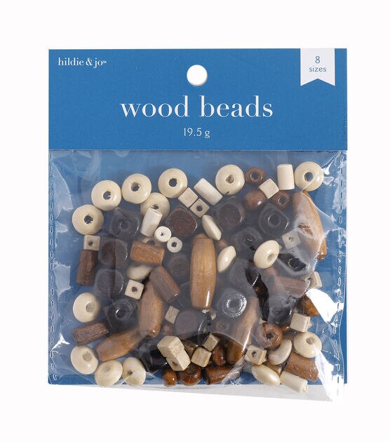 78pc Multicolor Assorted Wood Beads by hildie & jo