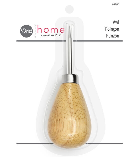 Dritz Home Awl with Wooden Handle