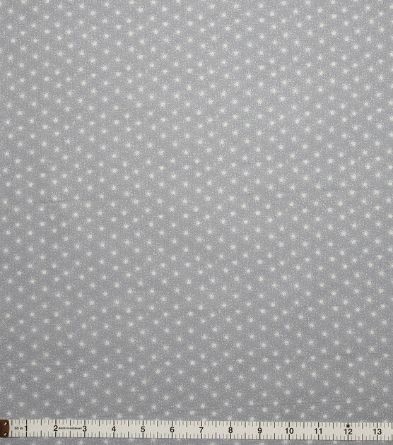 Dot Clusters on Gray Quilt Cotton Fabric by Keepsake Calico