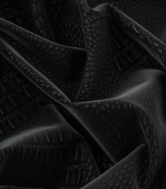 Yaya Han Cosplay Stretch Reptile Moleskin Faux Leather Fabric, , hi-res, image 6