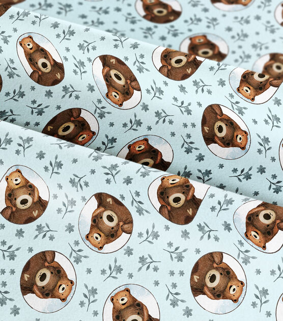 Baby Bear Badges Nursery Soft & Minky Fabric, , hi-res, image 4