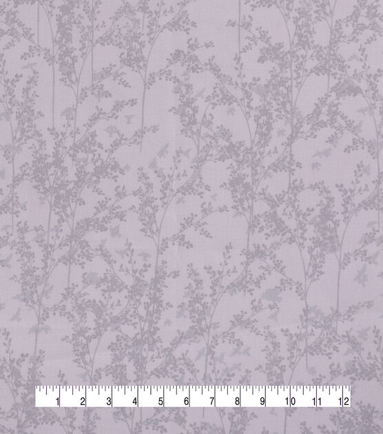Lilac Tonal Branches Quilt Cotton Fabric by Keepsake Calico