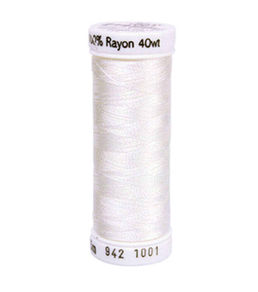 Sulky Rayon Thread 40wt 250Yd-Brite White